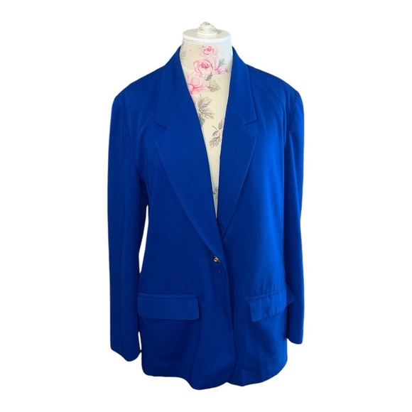 Pendleton Jackets & Blazers - Vintage PENDLETON Women’s Classic Blazer in Blue with Nautical Button De…